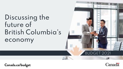 Minister Joly highlights new BC-focused Regional Development Agency investment announced in Budget 2021 (CNW Group/Western Economic Diversification Canada)