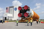 Jacobs and NASA Begin Processing of Space Launch System Core Stage, Received Final Piece of Artemis I Flight Hardware