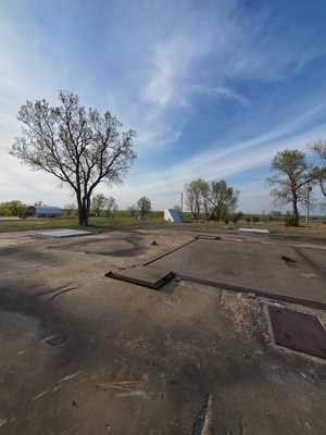 Former underground missile launch site in Central Kansas.