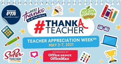 #ThankATeacher During Teacher Appreciation Week, May 3-7, 2021