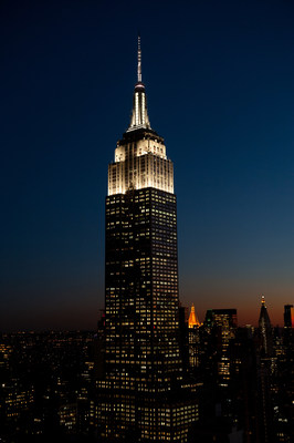90.° aniversario del edificio Empire State (PRNewsfoto/Empire State Realty Trust, Inc.)