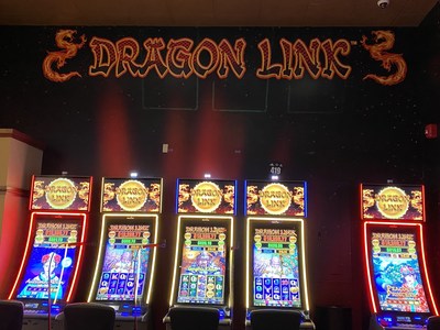 The new Dragon Link Den™ at Win-River Resort & Casino opens May 1, 2021 and is dedicated to Aristocrat Gaming's™ Dragon Link™ slot game.