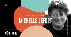 Michelle Lefort reçoit le Prix du CALQ - Artiste de l'année sur la Côte-Nord