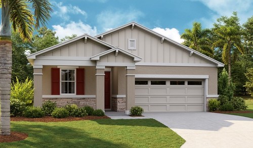The Ruby is one of eight Richmond American floor plans offered at Seasons at Palisades in Clermont, Florida.
