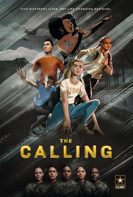 Promotional poster for “The Calling” animated series from the U.S. Army.