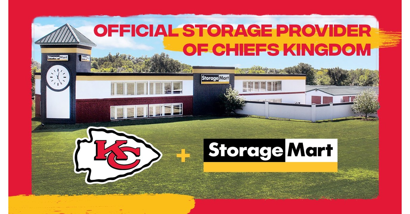 StorageMart suits up for NFL debut as an official partner of the Kansas City Chiefs.