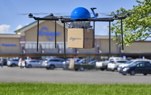Kroger and Drone Express Partner to Provide Grocery Delivery by Drone