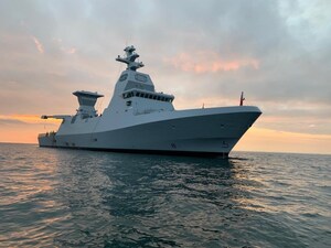 Orbit Communication Systems reports delivery of a military satellite communications system from the OceanTRx 4 Mil family to the Israeli Navy, for the Saar 6-class corvette