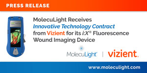 MolecuLight Receives Innovative Technology Contract from Vizient for its i:X® Fluorescence Wound Imaging Device