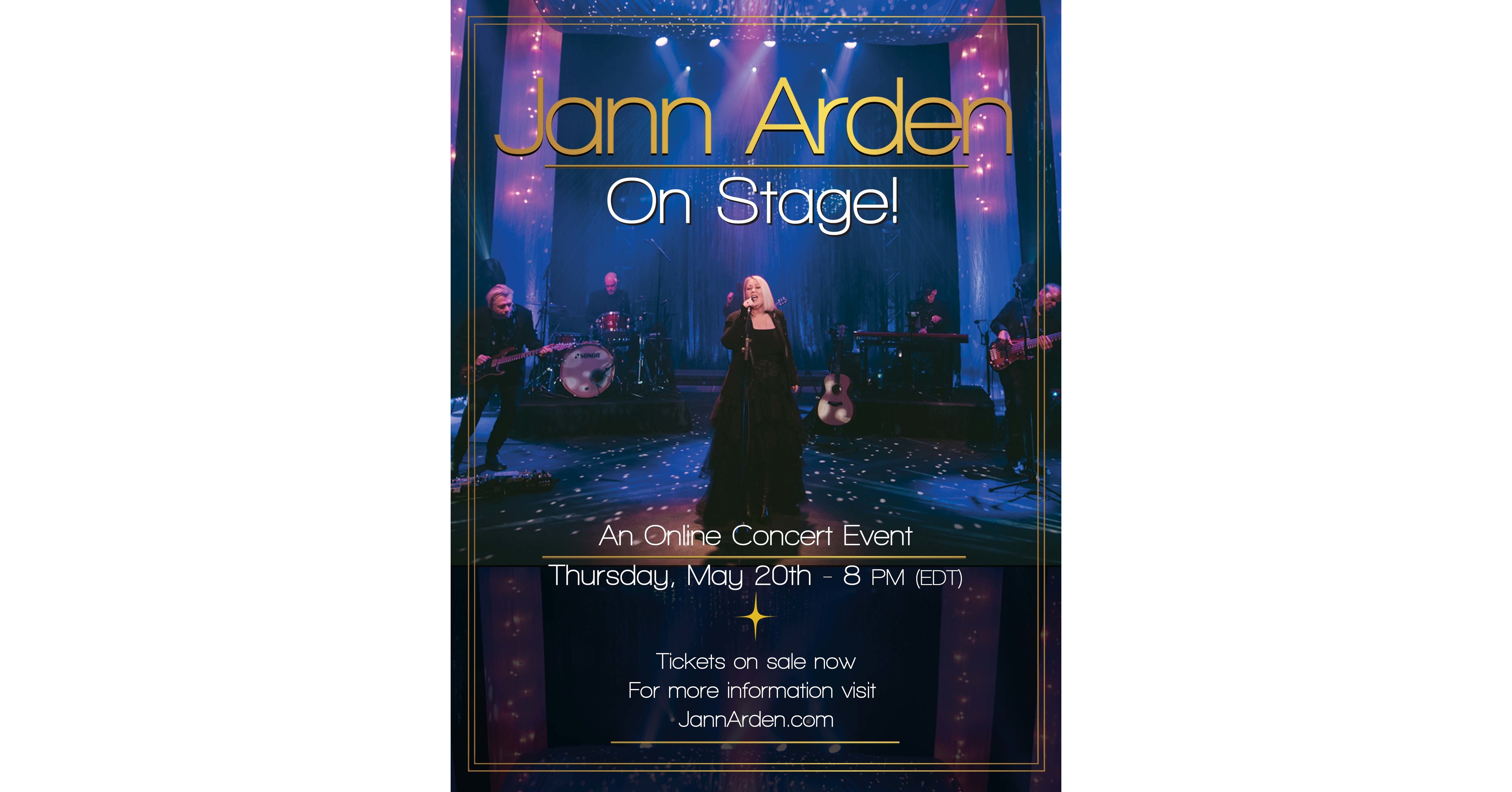 Multi-Platinum Canadian Legend Jann Arden Announces Livestream Concert 'Jann Arden On Stage' On May 20 At 8 PM ET - Vimarsana News