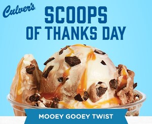Culver's Fresh Frozen Custard Scoop Only $1 on Scoops of Thanks Day, May 6
