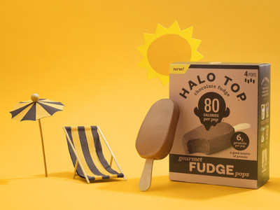Halo Top Fudge Pops are the latest innovation from the dessert makers collection of feel-good, on-the-go desserts.