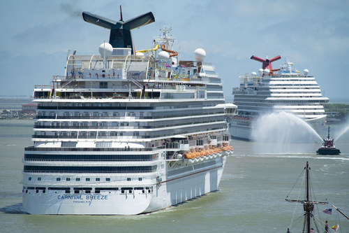 Carnival Cruise Line Federal Maritime Commission Galveston Officials Participate In Cruise Restart Rally At Port Of Galveston