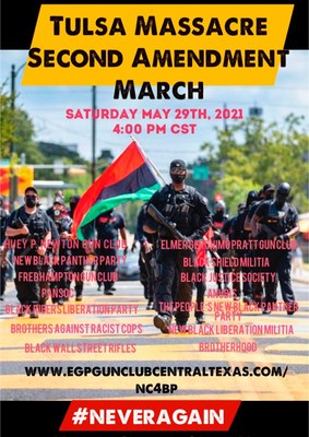 “The 100-year anniversary of the Black Wall Street Holocaust is a rallying cry to all Blacks that we must fight on every front to protect the legal and human rights of our people and we must unite and organize with a zealous fierceness never witnessed before.” -Malik Zulu Shabazz, Esq