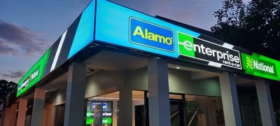 Filial de três marcas da Enterprise, Rent-A-Car, Alamo Rent A Car e National Car Rental, em Cebu, Filipinas, faz parte do investimento contínuo da empresa na APAC