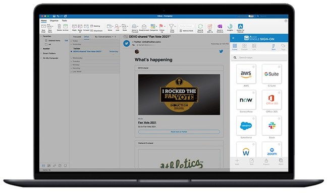 Avatier for Outlook enables access when your workforce needs it the most while reading an email. With Just-in-Time (JIT) cloud app user provisioning/de-provisioning it has never been easier to onboard your workforce across your cloud applications.