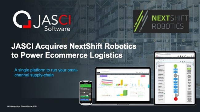 JASCI Acquires NextShift Robotics to Power Ecommerce Logistics