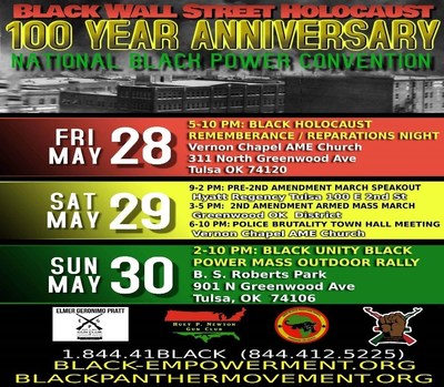 National Black Power Convention Schedule of Events