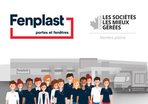 Fenplast obtient le statut membre du Club Platine des sociétés les Mieux gérées au Canada en 2021