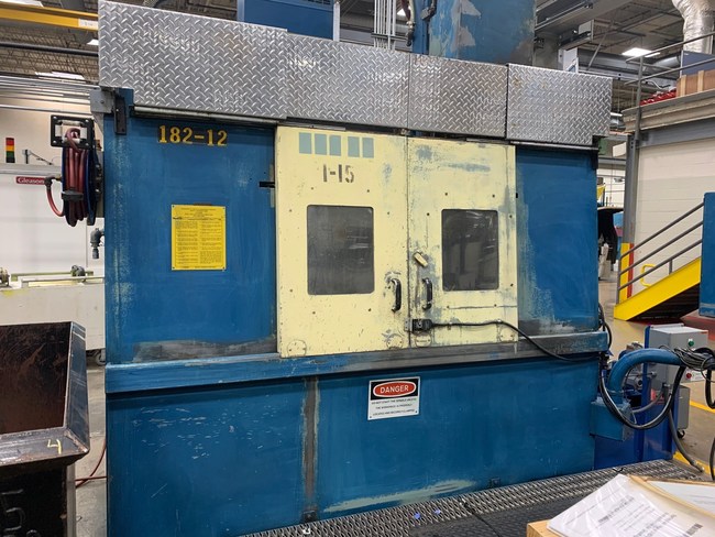Machine at Northstar Aerospace's Chicago facility before crews from Painters USA painted the manufacturing plant and offices. Source: Painters USA