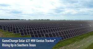 Genius Tracker™ de 631 MW de GameChange Solar se levanta en el sur de Texas