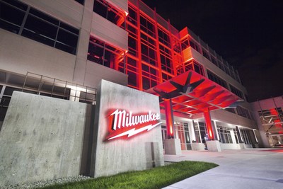 Exterior shot of Milwaukee Tool's Global Headquarters in Brookfield, Wis.