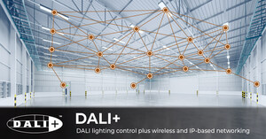 DALI+ delivers DALI lighting control with wireless and IP-based networking