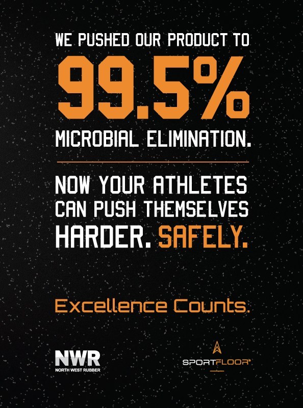 SportFloor - 99.5% Microbial Elimination