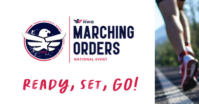 Team RWB's first-ever Marching Orders event encourages participants to walk, run, hike, ruck, or move for 8 consecutive days, culminating in local celebrations nationwide.