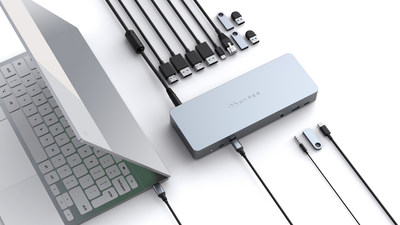HyperDrive 14-port USB-C Docking Station for Chromebook:
Enterprise level USB-C dock with amazing array of I/O for the professional user at work or at home