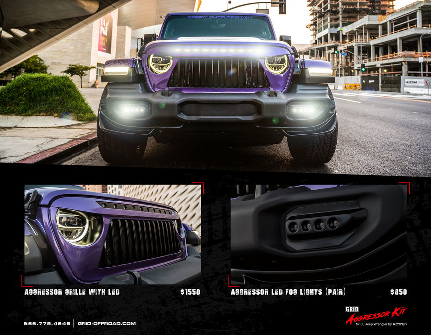GRID Off-Road Releases New Body Kit for Jeep Wrangler JL