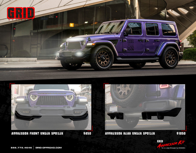 Pricing Info For New GRID Off-Road x Rowen Jeep Bodykit