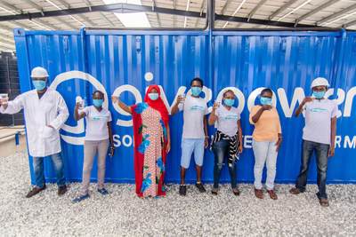 GivePower Solar Water Farm team