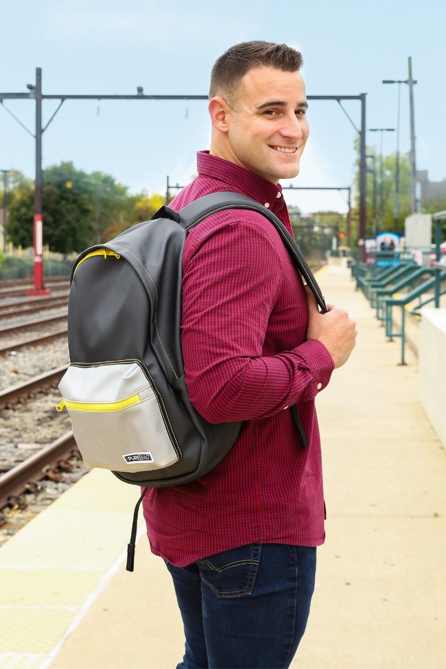 Pure Backpack - shown in Steel Grey