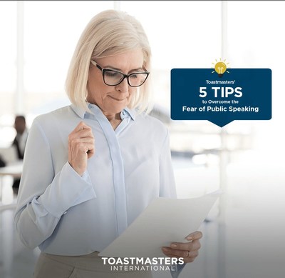 Toastmasters’ 5 Tips to Overcome the Fear of Public Speaking