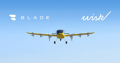 Wisk to Provide and Operate up to 30 Electric Vertical Takeoff and Landing Aircraft (eVTOL) for Key Blade Urban Air Mobility Routes
