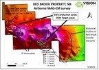 Vision Lithium Announces Mag-EM Survey Results Showing Large EM Conductor Target Areas