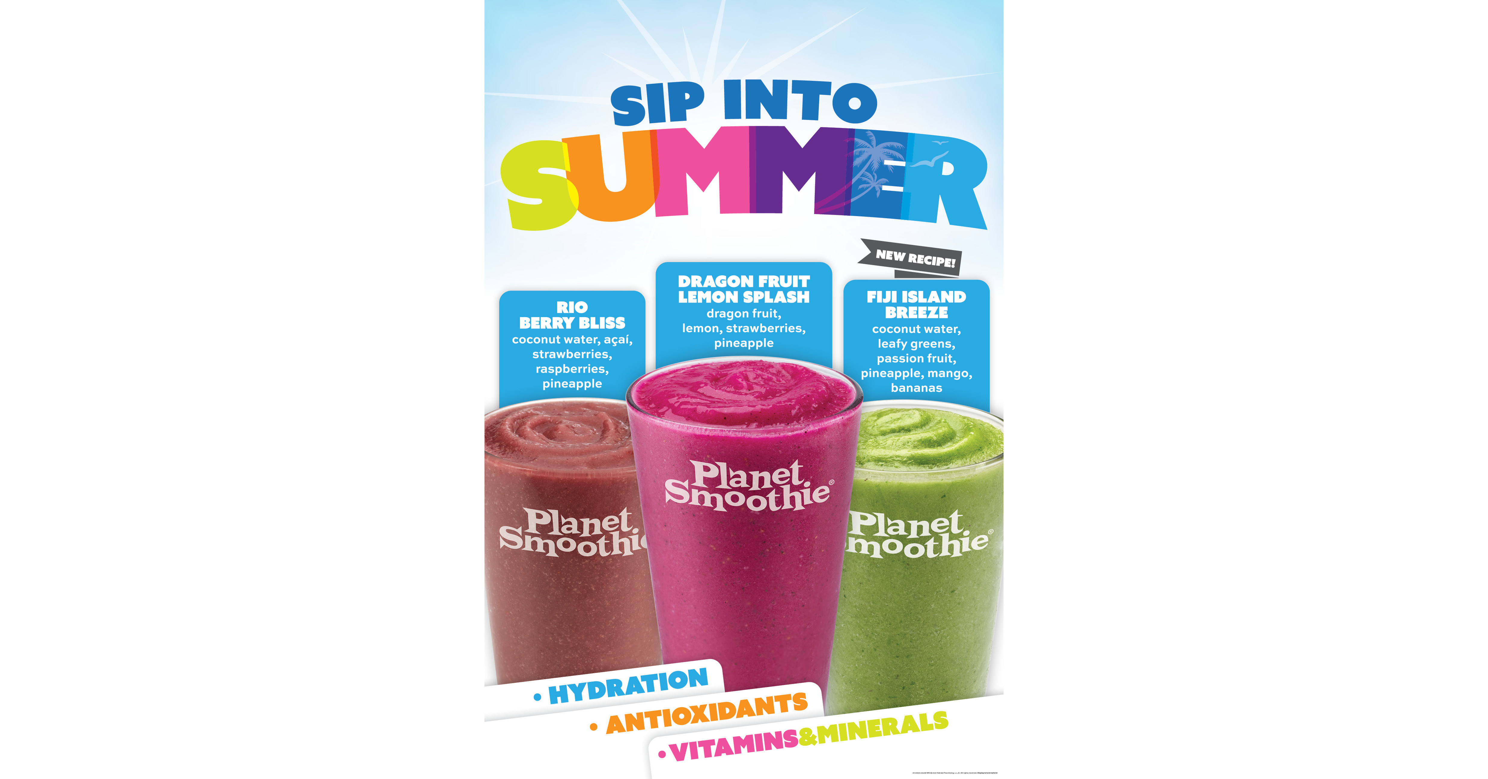 Planet Smoothie - Get them while they're hot -- so you can keep