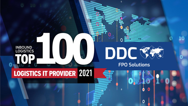 “DDC FPO was selected because its solutions solve specific challenges, improve processes, and create a ripple effect of efficiencies across the entire value chain,” said Felecia Stratton, Editor of Inbound Logistics.