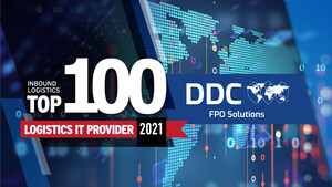 DDC FPO Is Named to Inbound Logistics' Top 100 IT Providers for the Transportation Sector