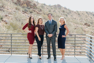 InReach Wealth Advisors, A private wealth advisory practice of Ameriprise Financial Services LLC, from L to R: Krista M. Tarbox, Paraplanner, CFP®; Kristi L. Morrow, Financial Advisor, CFP®, APMA®, CDFA®, CLTC®; Jason J. Ayala, Private Wealth Advisor, CFP®, ChFC®, CIMA®; Jamie Vargas, Practice Manager