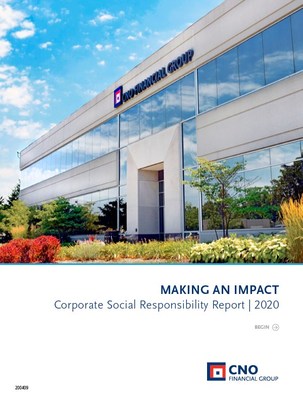 2020 CNO Financial Group Corporate Social Responsibility Report Cover