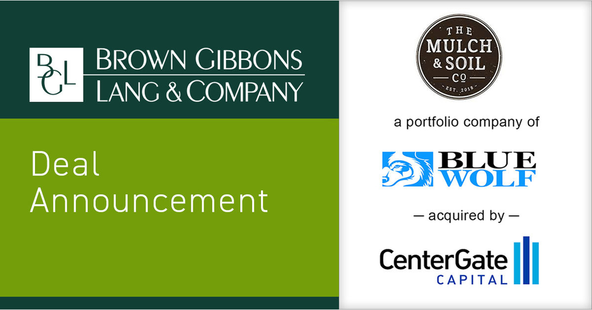 BGL Announces the Sale of The Mulch & Soil Company
