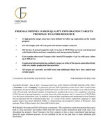 VIEW PDF (CNW Group/Freeman Gold Corp.)
