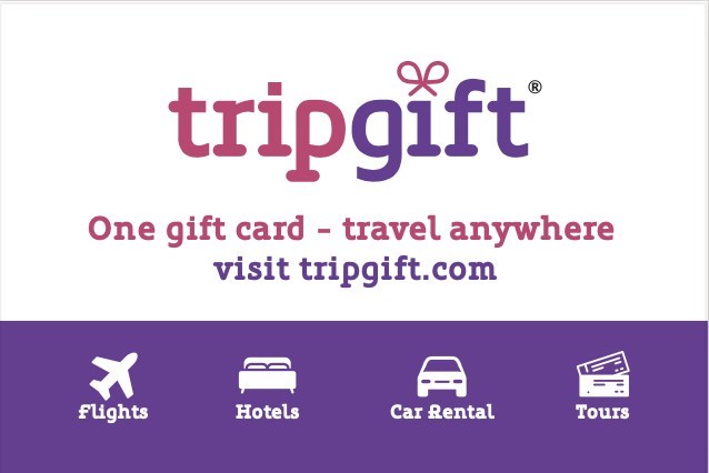 TripGift one gift card - travel anywhere TripGift one gift card - travel anywhere