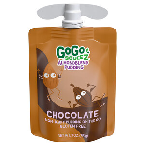 GoGo squeeZ® Reinvents the Pudding Cup with First-to-Market Plant-Based Pudding in a Pouch