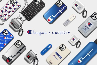 The collaboration brings Champion’s iconic aesthetic to limited-edition lifestyle accessories