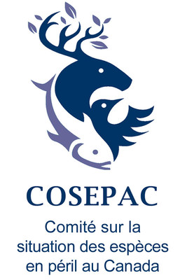 Logo de Comit sur la situation des espces en pril au Canada (COSEPAC) (Groupe CNW/Comit sur la situation des espces en pril au Canada)