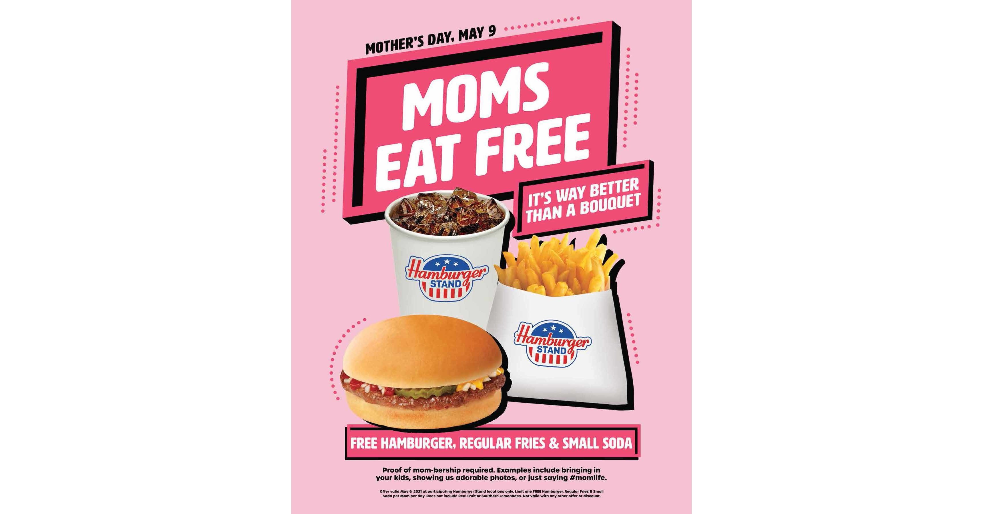 Hamburger Stand Cooks Up Mother's Day Deal: Treats Moms To A