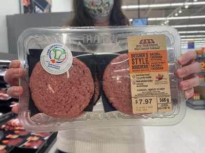 Walmart Canada is the first retailer in Canada to offer on-pack certified sustainable claim on a line of beef products (CNW Group/Walmart Canada)